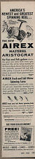 1954 Vintage Ad Airex Mastereel Aristocrat Spinning Fishing Reels New York,NY picture