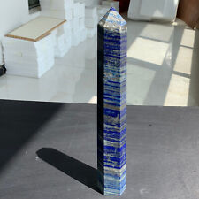 2.78 Lb Natural Lapis LazuliQuartz Obelisk Point Crystal Tower Healing DY802 picture