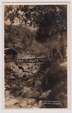 Santa Anita Canyon Bridge Sierra Madre  RPPC postcard picture