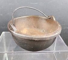 Vintage Small Cast Iron Lead Melting, Smelting Pot 4-1/2