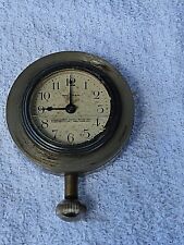 Vintage Waltham 8 Day Wind Up Car Clock Fleetwood Metal Body Co. picture