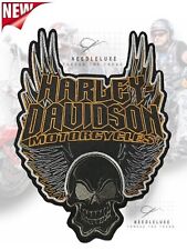 HARLEY DAVIDSON Skull Large Back Patch - Harley Motorcycle 12