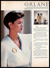 1981 Orlane Paris B21 Skin Care Vintage PRINT AD Woman White Robe Beauty 1980s  picture