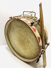 Original WW2 German Youth HJ Snare Drum w/ Drumsticks picture