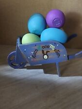 Vintage Muffy Vanderbear Purple Wheelbarrow “Choco Loco Motion” & Eggs picture