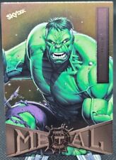 2021 Skybox Marvel Metal Univers Spider-Man Hulk Gold 33  picture