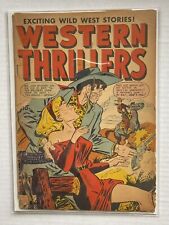 Western Thrillers #52 1954 GD 2.0 Headlight Cover GGA MS Dist. Affordable picture