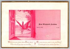 1887 Antique Victorian Baby Birth Announcement Collectible Card picture
