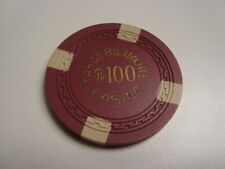 Circa 1940s Tahoe Biltmore $100 Poker Chip picture