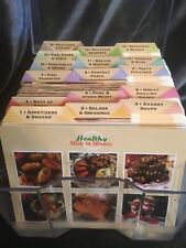 Vintage HEALTHY MEALS IN MINUTES Groups 1 - 16 Approx. 500 Cards ￼GREAT CLEAN picture