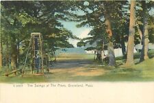 Postcard C-1905 Massachusetts Groveland Swings at Pines Rotograph picture