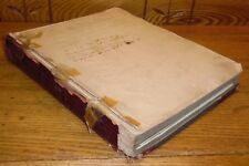 Antique School Board Meeting Minutes Record Book - New Garden Chester Co PA picture