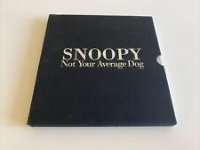 SIGNED SNOOPY NOT YOUR AVERAGE DOG NUMBERED HC Book Charles Schulz COA 1720/2000 picture