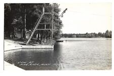 postcard rppc pine river, mn. 1940's picture