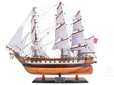 USS Constellation Medium Model Ship Handmade Wooden 30 Inches Fully Assembled picture