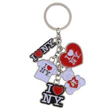 Metal I Love NY Key Chain 5 Charms picture