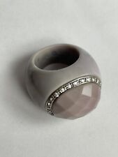 Carved Crystal Ring Jewelry Size 7 Healing Ring Gem picture