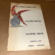 1956 Program: The Nassau Garden Club 25th Anniversary Flower Show - Bahamas  picture