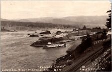 RPPC Postcard Columbia River Highway Cascade Locks Oregon OR  c.1922-1926   X001 picture