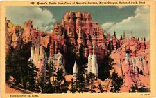 Vintage Postcard- Queen's Castle, Bryce Canyon National Park, UT. picture