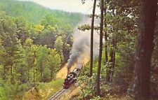 1971 TN Pigeon Forge Goldrush Junction Train from above  Mint postcard AM9 picture