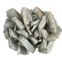 141 grams blue Barite w/ white caps from Morocco Mineral Specimen #2763 picture