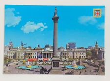 Nelson's Column and Trafalgar Square London England Postcard Unposted picture