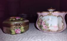 Limoges Boxes Set of 2 - French - Hand painted picture