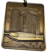 Vintage Atlanta Georgia Hyatt Regency Hotel Travel Lodging Keychain Key Ring Fob picture