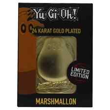 Yu-Gi-Oh Limited Edition 24k Gold Plated Marshmallon Metal Card (5,000 Made) LE picture