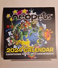 Neopets 2024 Calendar - Countdown to the 25th Anniversar, Near Mint Condition picture