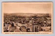Reading PA-Pennsylvania, Looking South over Reading, Antique Vintage Postcard picture