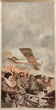 WWI original vtg illustration art AT WAR WITH THE BOLSHEVIKS bk cover Tandem 197 picture