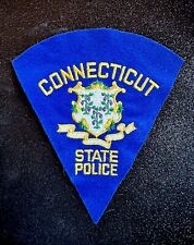 Connecticut State Police Shoulder Patch Cloth CN ~ Vintage ~ RARE picture
