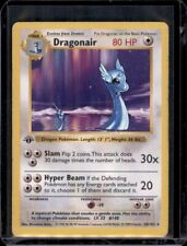 Dragonair 18/102 1st edition Shadowless - Base Set - Heavy Played W/Crease WOTC picture