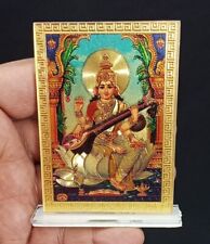 Saraswati Statue With Plays a Calming Music on Veena Goddess Statue--2 Pieces picture