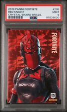 2019 Panini Fortnite Series 1 RED KNIGHT #285 Legendary Crystal Shard Card PSA 9 picture