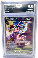 Pokemon Card TCG Mew V 251/264 Fusion Attack Holo Rare NM German AOG 9.5 picture