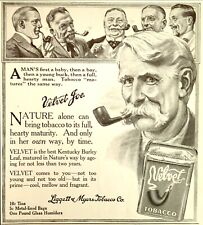 1916 Velvet Tobacco Liggett Myers Tins Metal Lined Bags Humidors Print Ad 108 picture