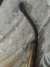 Vintage Hand Sickle/Scythe Round Wood Handle picture