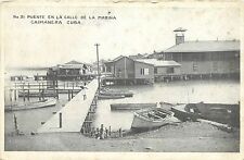c1910 Postcard; No.31 Puente en la Calle de la Marina Caimanera Cuba Unposted picture