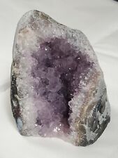750g Natural Amethyst Crystal Cluster  87mm X 80mm x 113mm height  picture