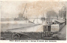 CPA 75 - PARIS Flooded 1910 - Quai Malaquais Rescue Dam picture