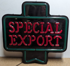 VINTAGE 1978 Special Export Heilman's Beer Faux Neon Lighted Sign 20