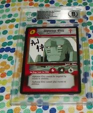 Aaron Dismuke Alphonse Elric Fullmetal Alchemist Signed Card Auto BAS CON2006 #5 picture
