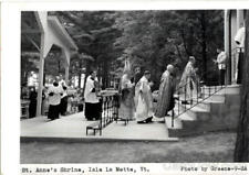 RPPC Isle La Motte,VT St. Anne's Shrine Grand Isle County Vermont Postcard picture