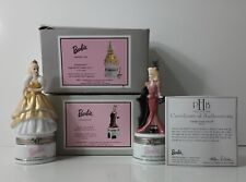 Vintage Barbies 2 Hinged Boxes Porcelain Fabulous Forties & Celebration 2000-01  picture
