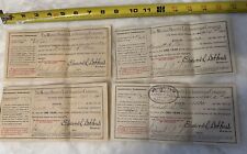 Antique Mutual Benefit Life Insurance Company 1894 Receipts picture