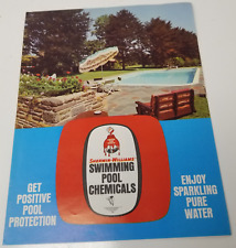 Sherwin-Williams Swimming Pool Supplies Sales Brochure 1971 Clean Water picture