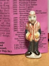 2002 Haydel's ARTIST PROOF king cake doll  LUCKY DOG Mardi Gras New Orleans picture